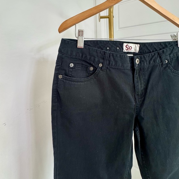 Women's Plus Size 15 Bootcut Modern Flare Mid Rise Curvy Black Denim Jeans - Picture 3 of 10